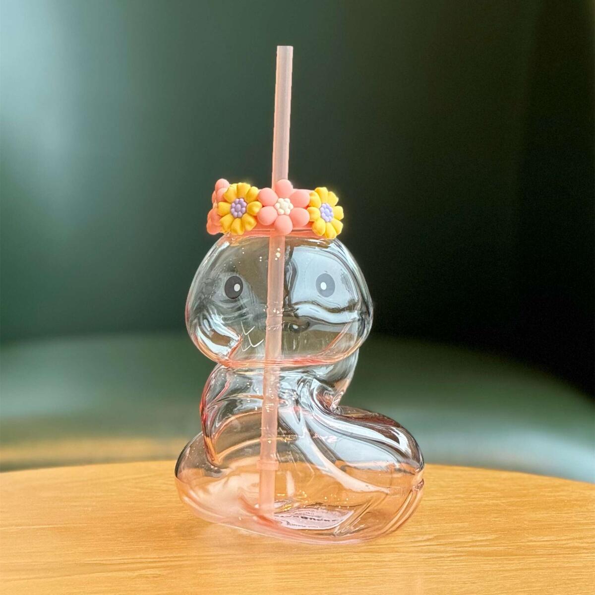 Starbucks China 2025 snake new year straw glass cup 885ml Starbucks loveinstarbucks