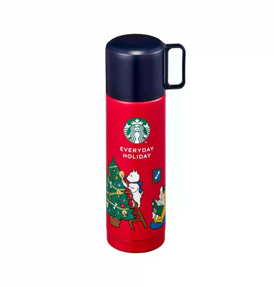 Starbucks Korea 2024 Christmas Season1 red Stainless steel cup 500ml Starbucks loveinstarbucks