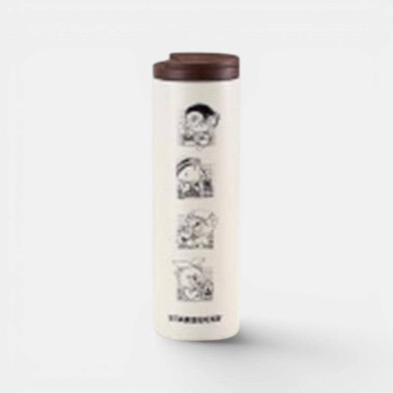 Starbucks Shanghai 2026 New Character Series Stainless Steel Thermos Cup 490ml