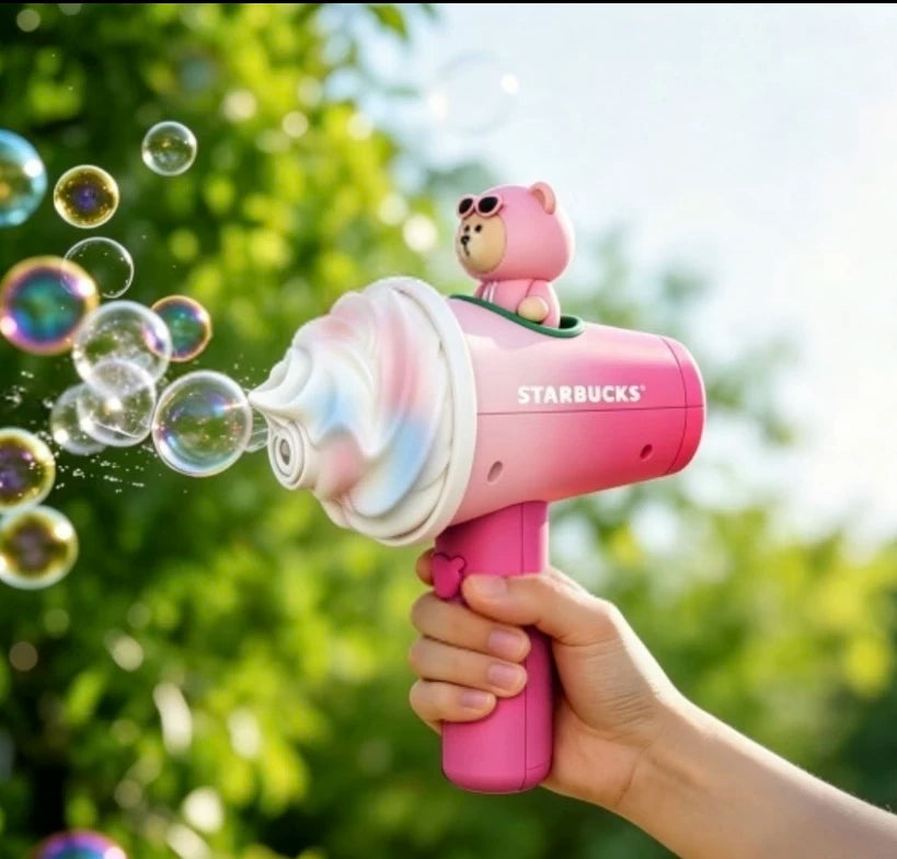 Starbucks China 2026 Dreamy Midsummer Bearista Bubble Machine - with box -without battery