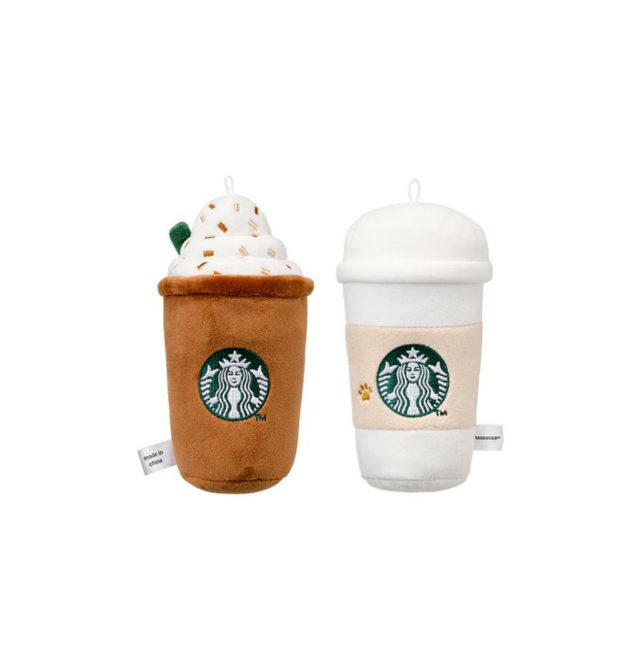 Starbucks Korea Buddy 2024 co-brand Coffee shape two pillows Starbucks loveinstarbucks