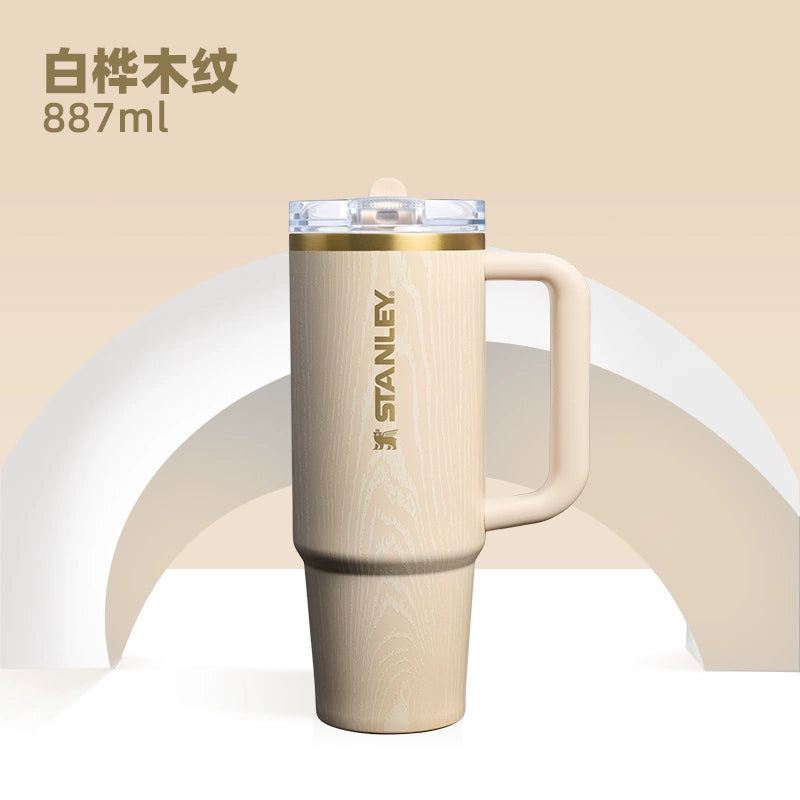 Stanley China 2025 Pro Birch Wood Grain Stainless Steel Cup 887ml 30oz