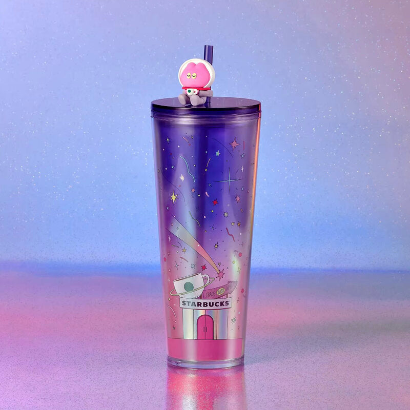 Starbucks Asia 2024 summer2 cosmic coffee cup decorative plastic cup 24oz  710ml
