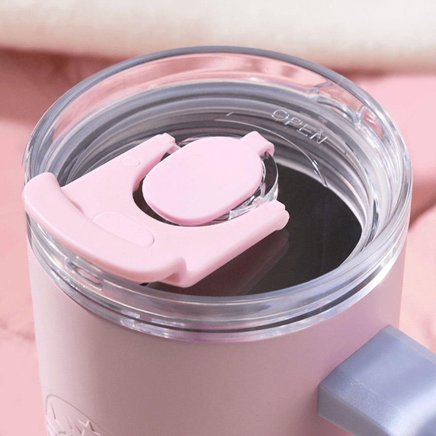 Starbucks China 2025 pink Stainless Steel Straw Cup 900ml 30oz