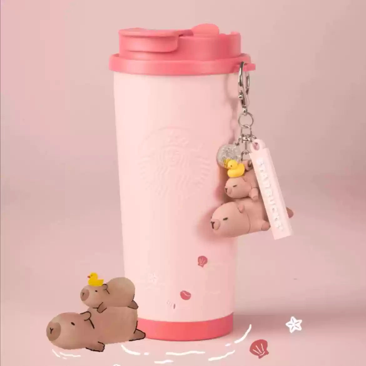 Starbucks China 2025 Valentine's Day Stainless Steel Double Drinking Cup 480ml Starbucks loveinstarbucks