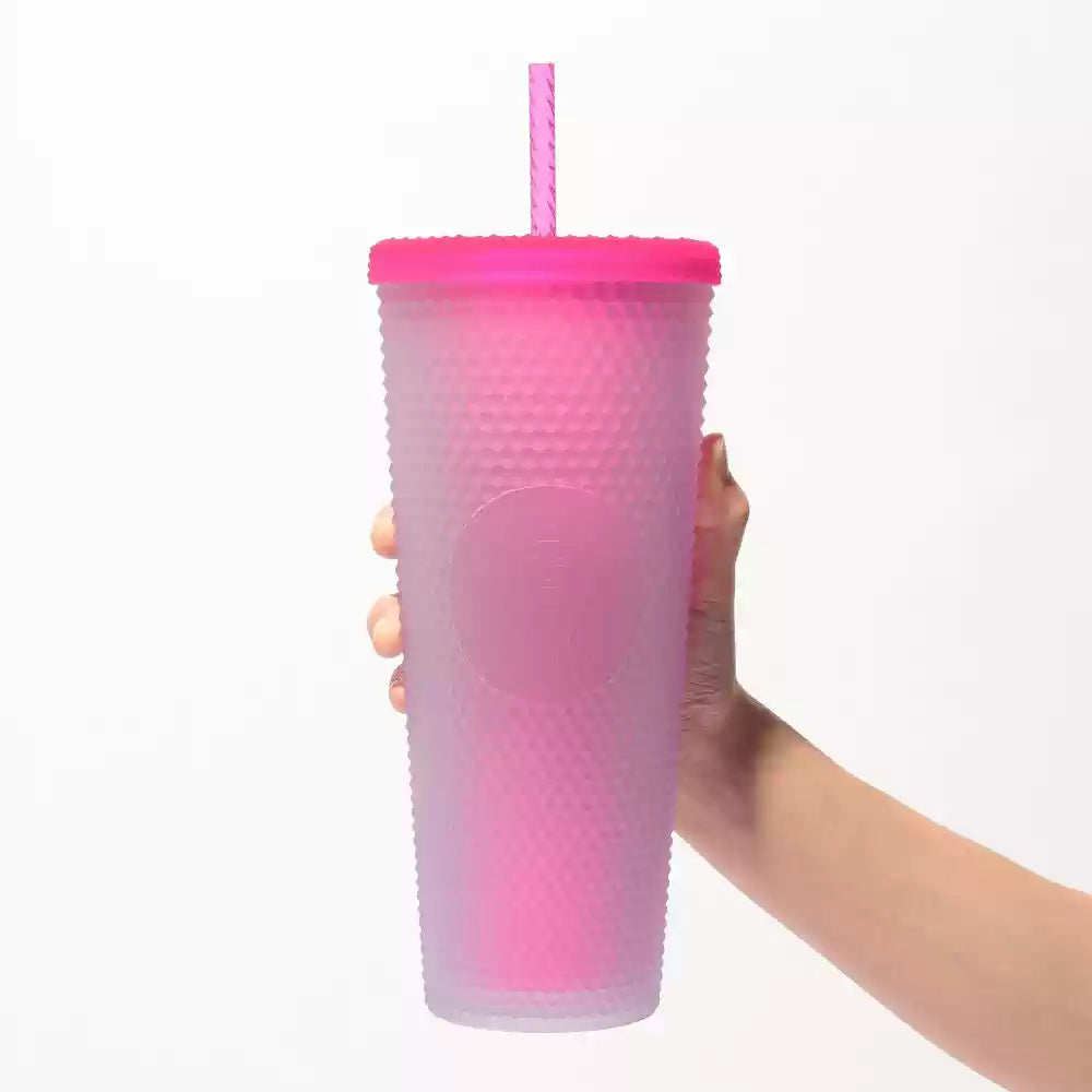 Starbucks Japan 2025 Spring Pink plastic cold water cup 710ml