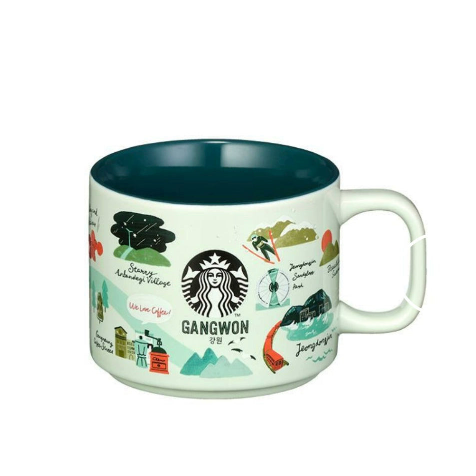 Starbucks Korea 2024 city Chuncheon ceramics mug 355ml Starbucks loveinstarbucks