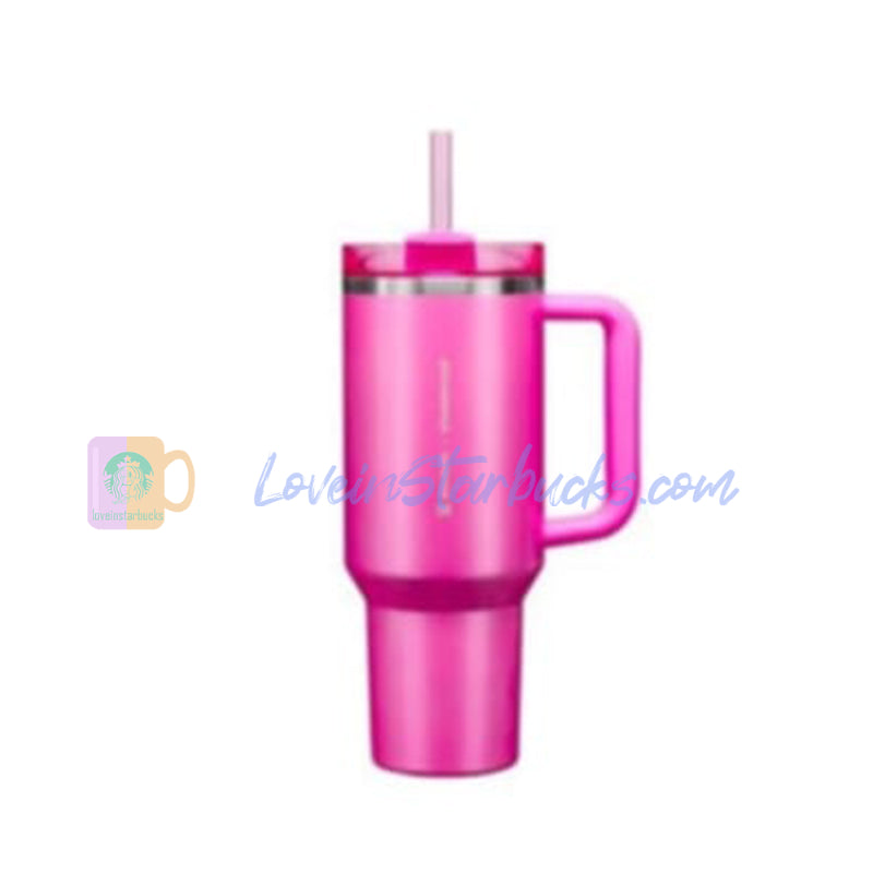 Starbucks Thailand 2025 Stanley Shocking pink Stainless steel cup 40oz