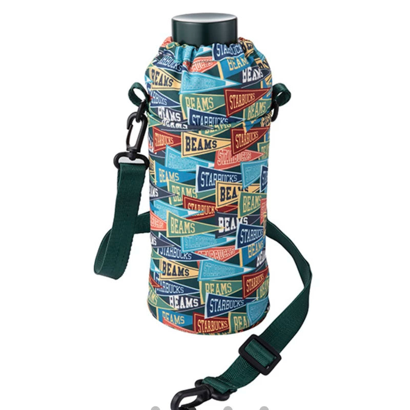 Starbucks 2025 x BEAMS Collaboration Series Pennant Cup Bag