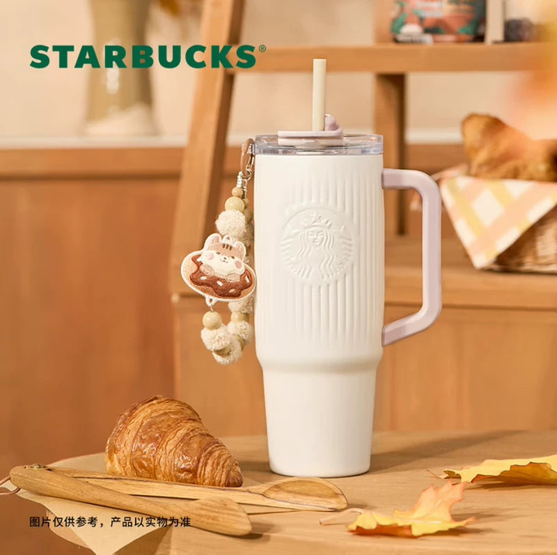 Starbucks China 2025 Bear Dessert House Series Double-drink stainless
