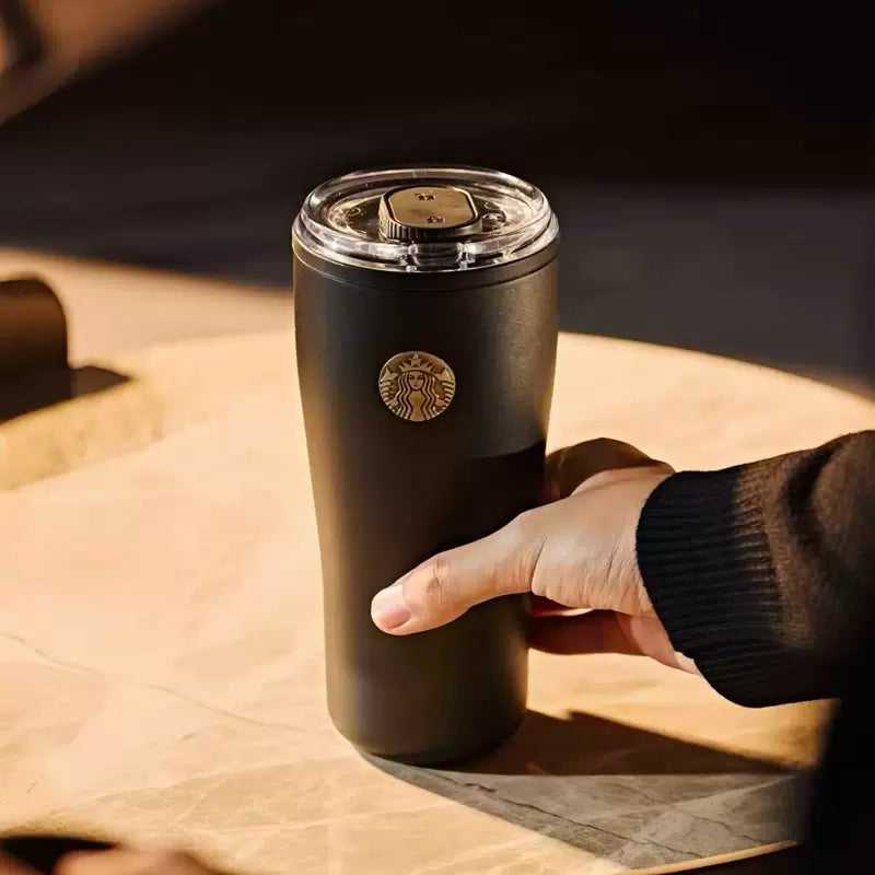 Starbucks China 2025 Gold Collection stainless steel tabletop cup 620m
