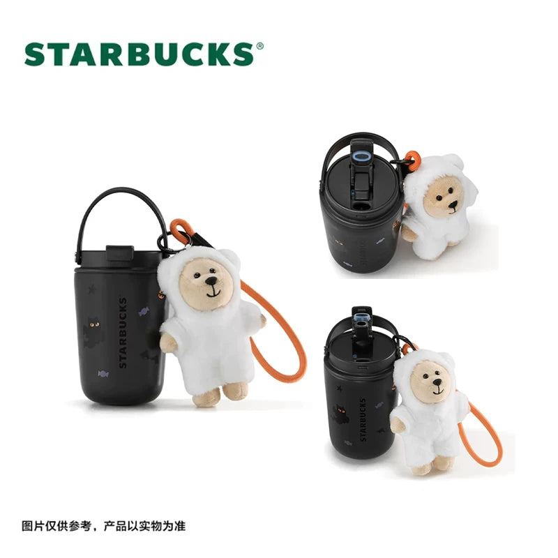 Starbucks China 2025 Halloween Dark Night Series Collection Double Drinking Port Stainless Steel Cup 400ml 14.08oz