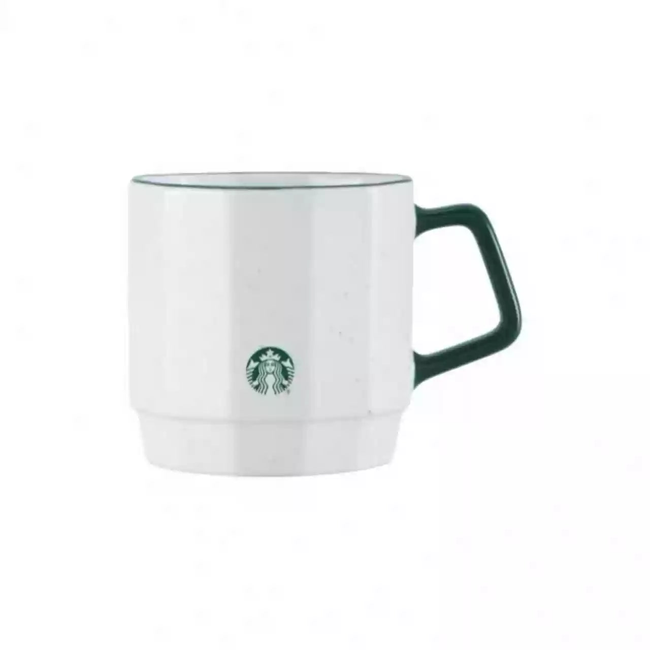 Starbucks China 2025 Minimalist Series White Spot Glaze Mug 355ml 12.49oz