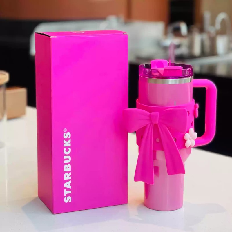 Starbucks China 2025 Sakura Series Stanley Co -branded winter pink Sta