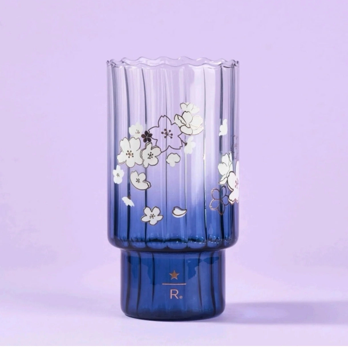 Starbucks China 2025 Selected Sakura series Cold-changing glass cup 580ml 20.41oz