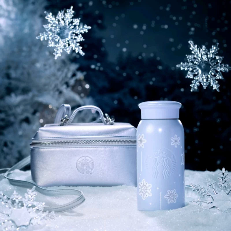 Starbucks China 2025 Snowlit Wonderland series Snow stainless steel th