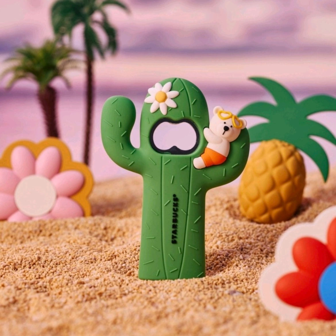 Starbucks China 2025 Tropical Series Cactus Bottle Opener