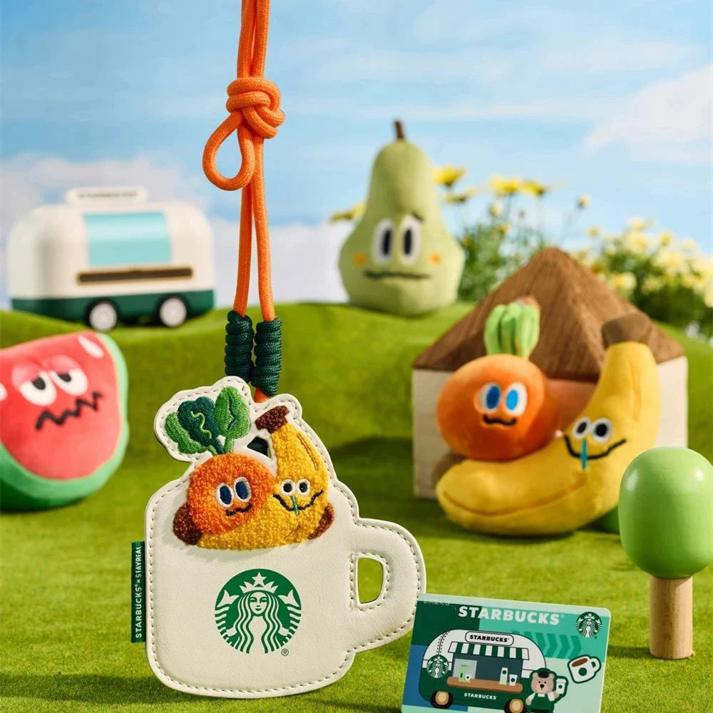 Starbucks China 2025 and STAYREAL co-brand carrot series Cup styling card bag