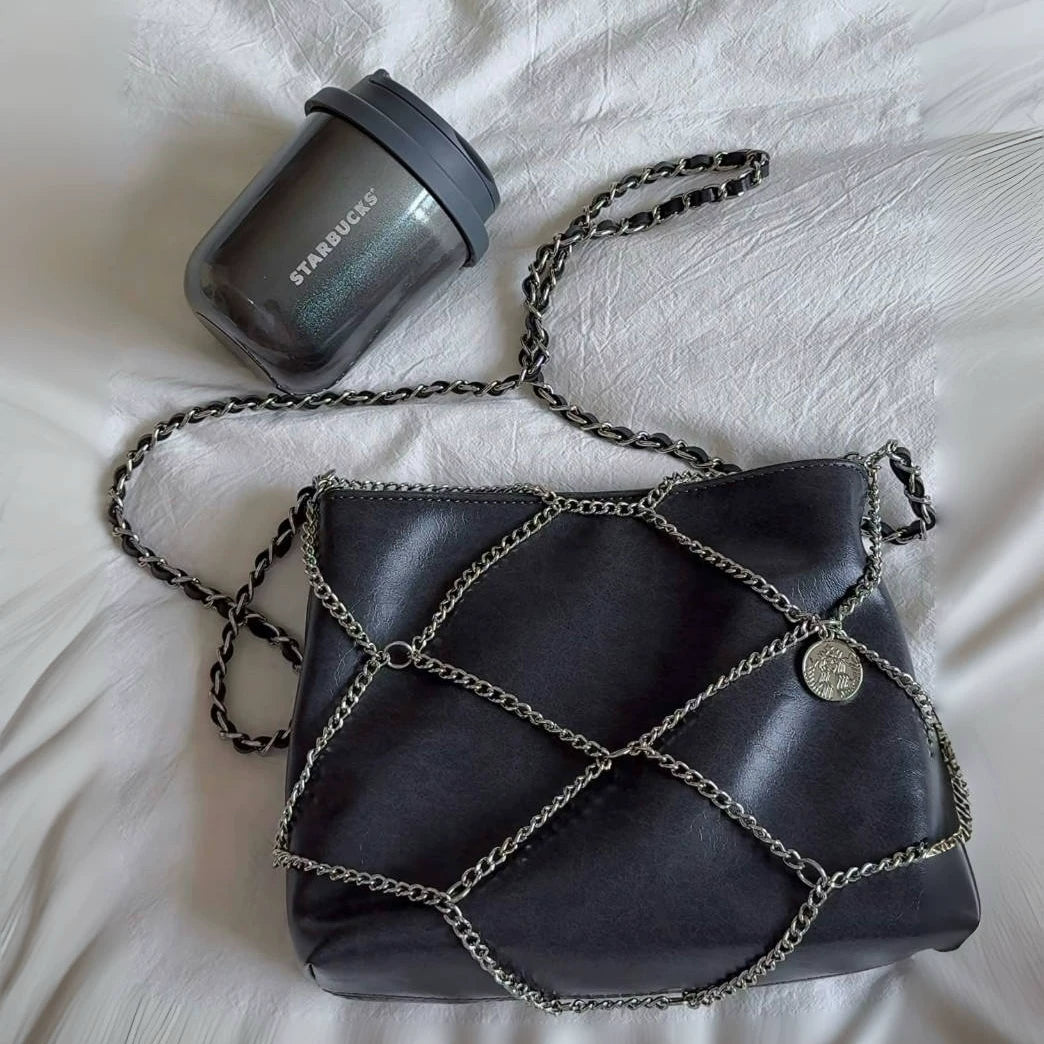 Starbucks China 2026 Ballet Series 280ml Mini Stainless Steel Cup with Chain Crossbody Bag