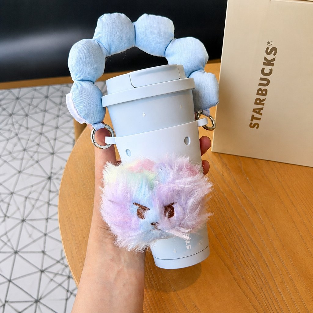 Starbucks China 2026 Mood Weather Station Series 530ml Stainless Steel Thermos Cup with Cup Cover