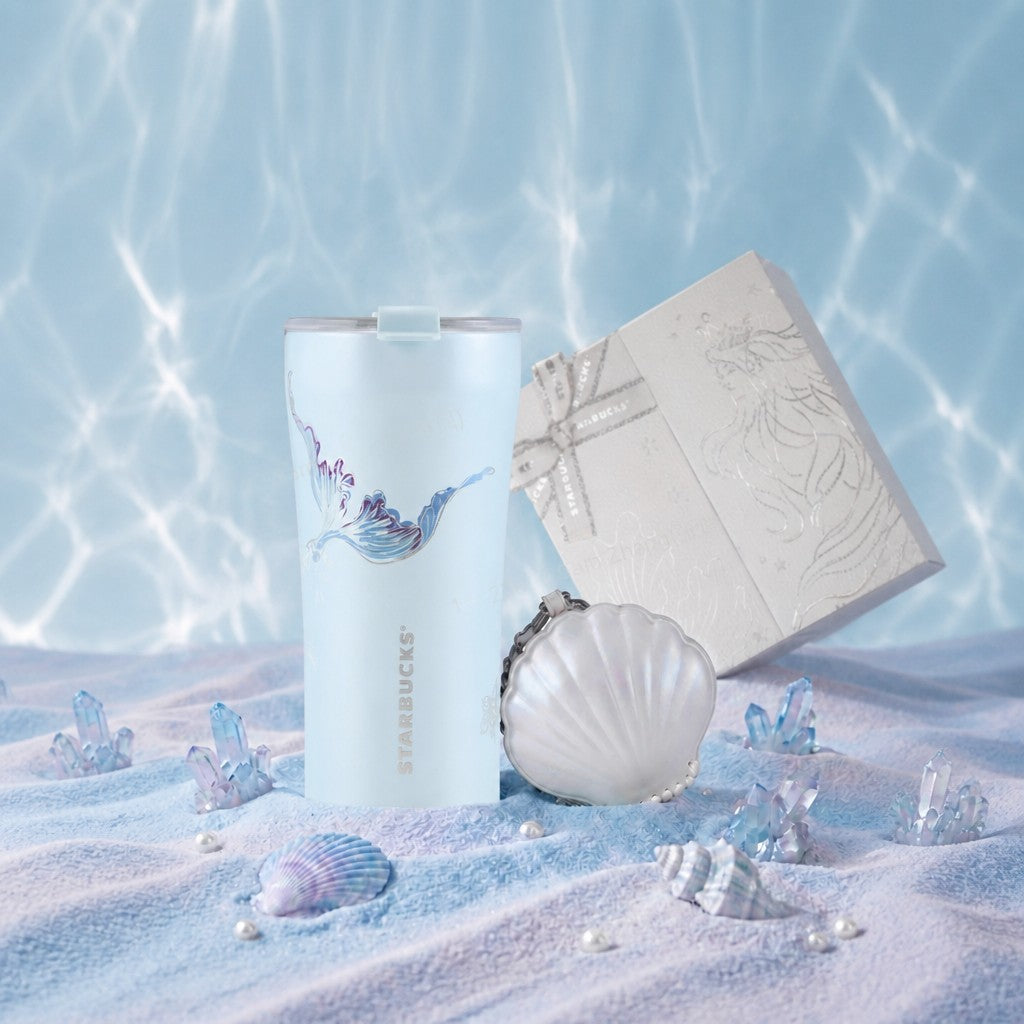 Starbucks China 2026 Undersea Wonder Series STTOKE Desktop Cup Gift Box Set 470ml 16.54oz