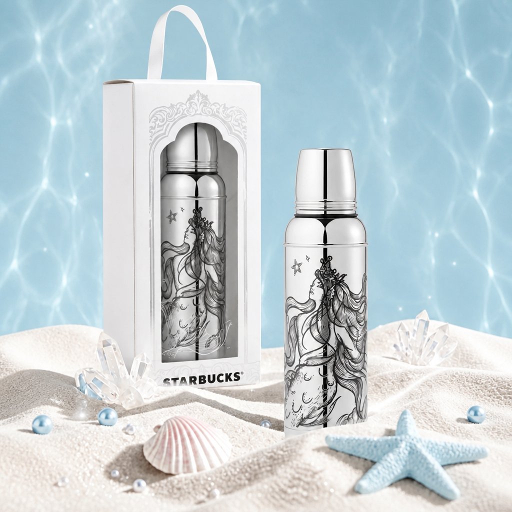 Starbucks China 2026 Undersea Wonder Series Thermos Retro Collaboration Thermos Cup Gift Box
