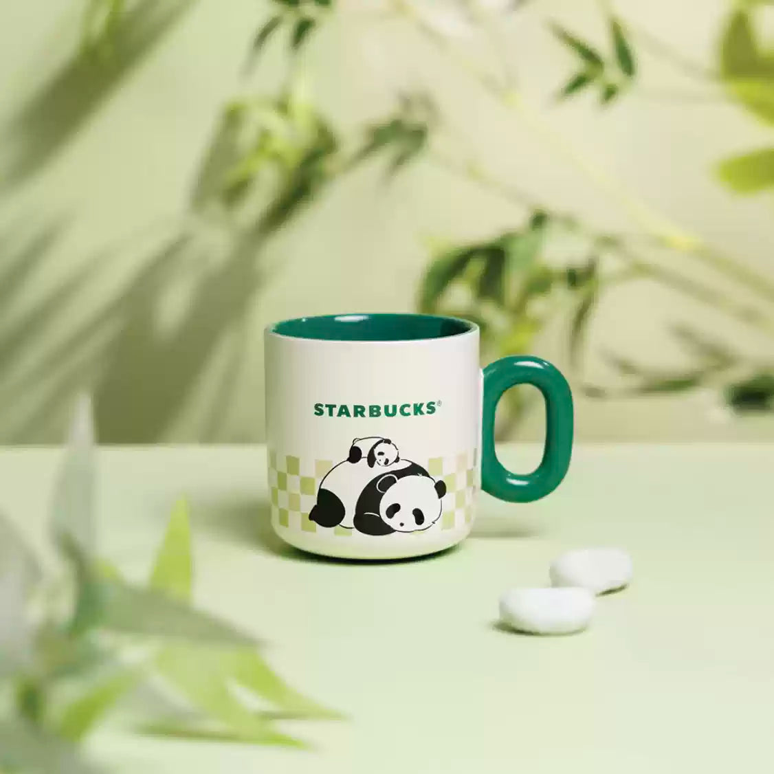 Starbucks Hongkong 2025 Panda New Year Series Ceramics Mark Cup