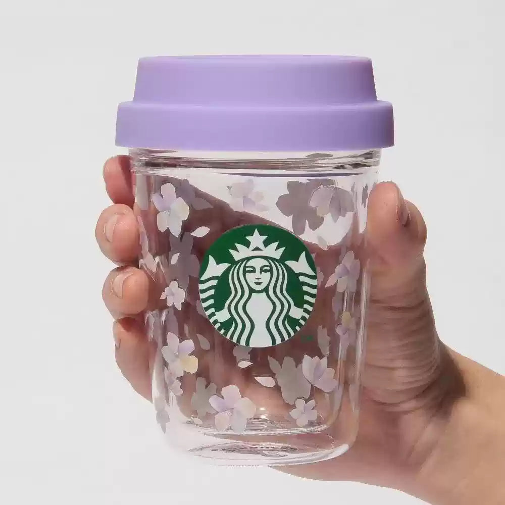 Starbucks Japan 2025 Sakura Season2 series glass cup 296ml