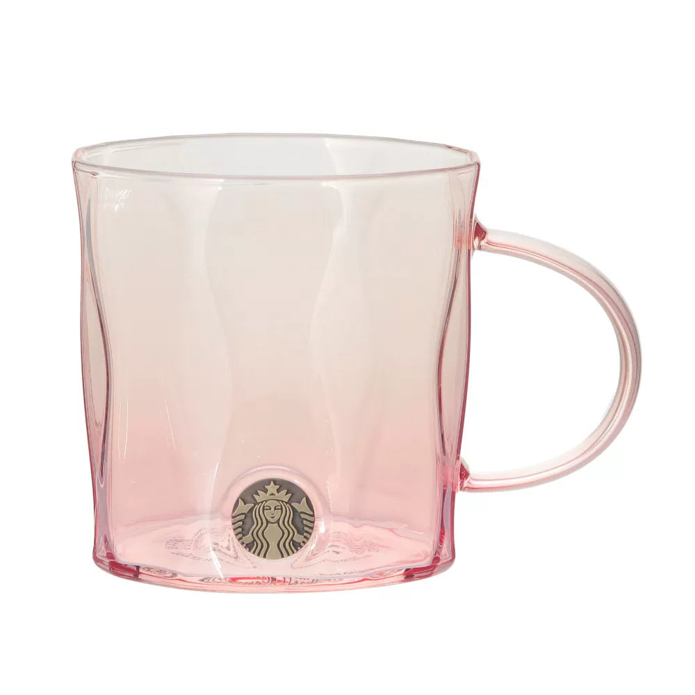 Starbucks Japan 2026 Cherry Blossom series Sakura gradient glass 355ml