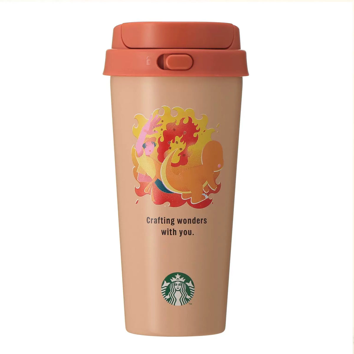Starbucks Japan 2026 Pokémon Collaboration Series Charmander Coffee Insulated Tumbler 473ml