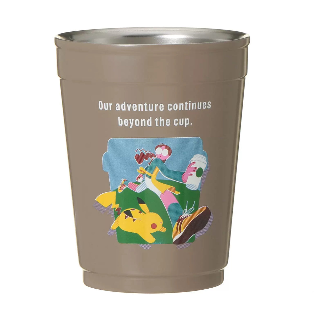 Starbucks Japan 2026 Pokémon Collaboration Series Lidless Thermal Coffee Cup Coffee Brown 355ml