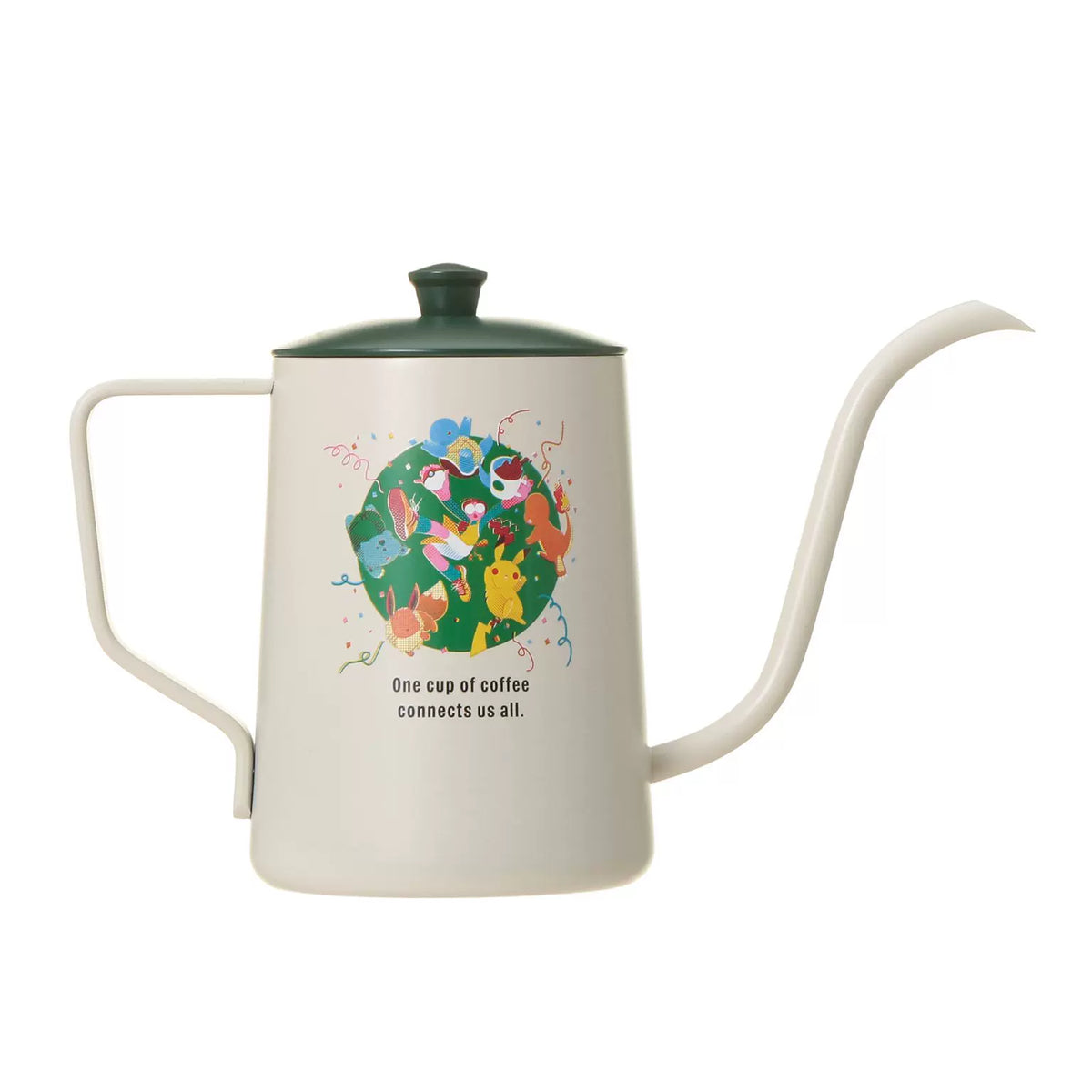 Starbucks Japan 2026 Pokémon Collaboration Series Pokémon Pour-Over Gooseneck Kettle 550ml