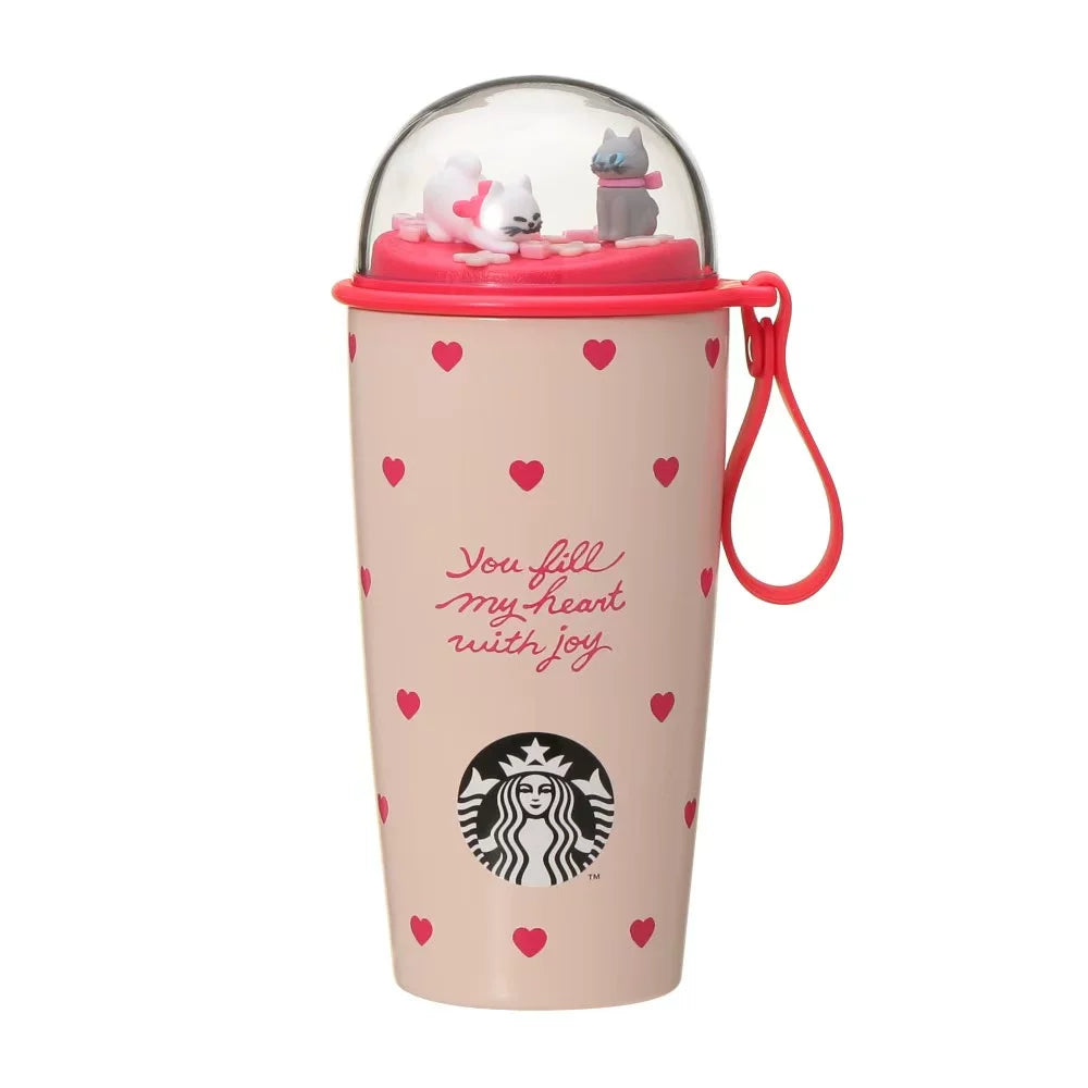Starbucks Japan 2026 Valentine's Day Series Spotted Dome Stainless Steel Cup 355ml