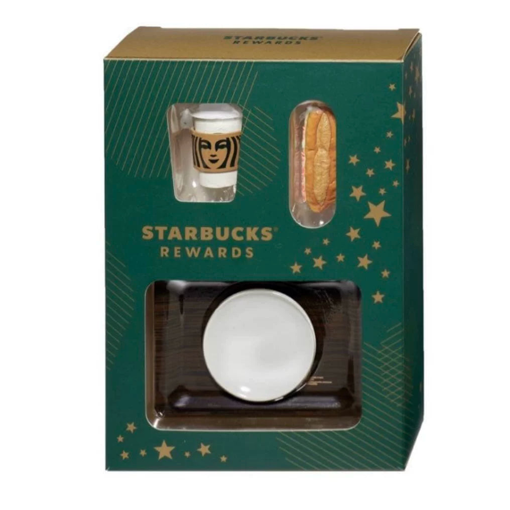 Starbucks Japan Miniature Diorama Display Figurine Oil Terms
