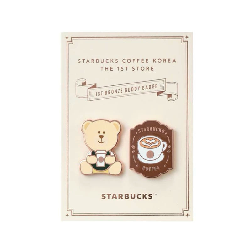 Starbucks Korea 2025 Ewha No1 Store series Pin set A