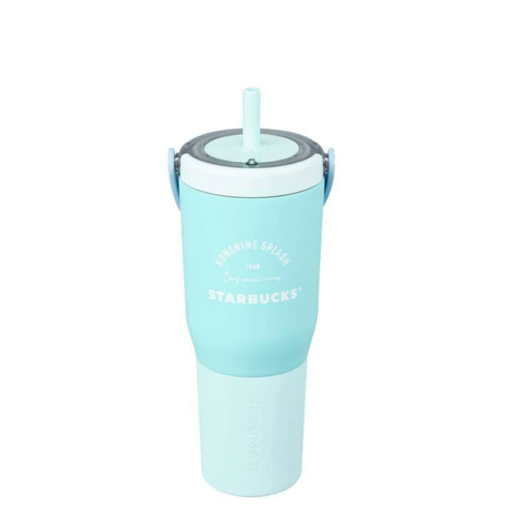 Starbucks Korea 2025 Steven Harrington Collaboration Series 887ml Hand-held Stainless Steel Straw Cup