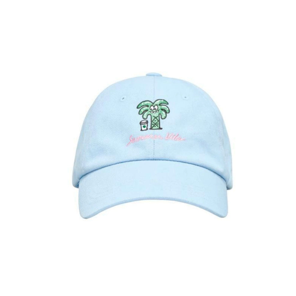 Starbucks Korea 2025 Steven Harrington Collaboration Series Blue Hat