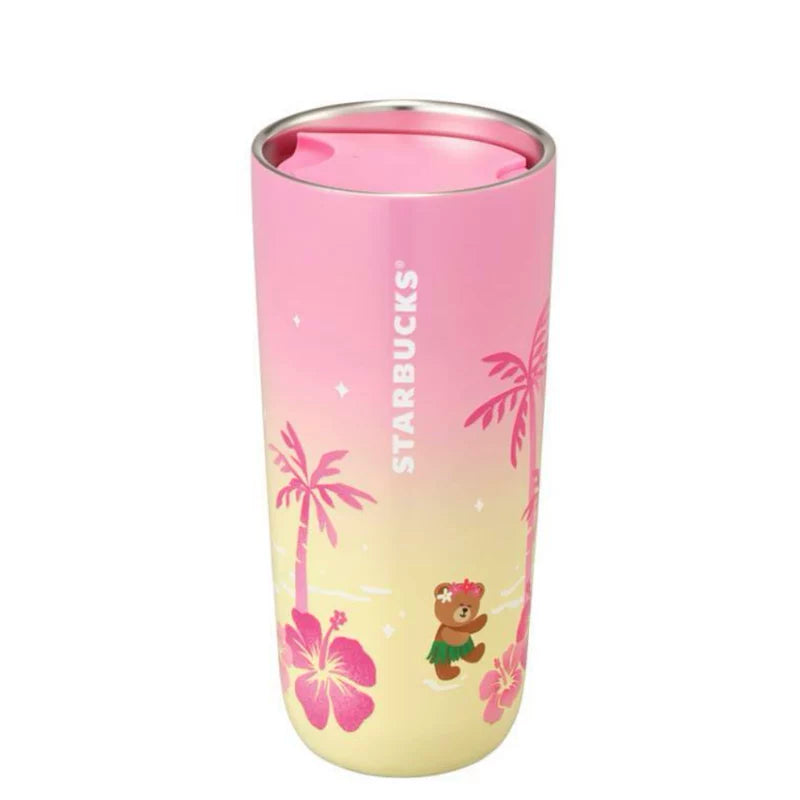 Starbucks Korea 2025 Summer Hawaiian Series Stainless Steel Tabletop Cup 473ml 16.65oz