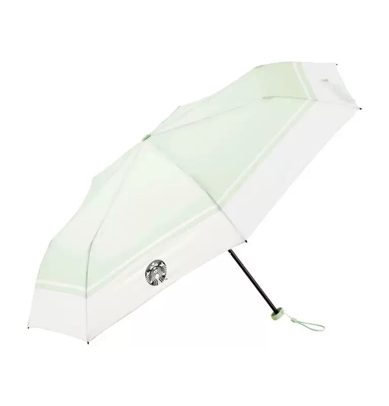 Starbucks Korea 2025 Summer collection Green folding parasol