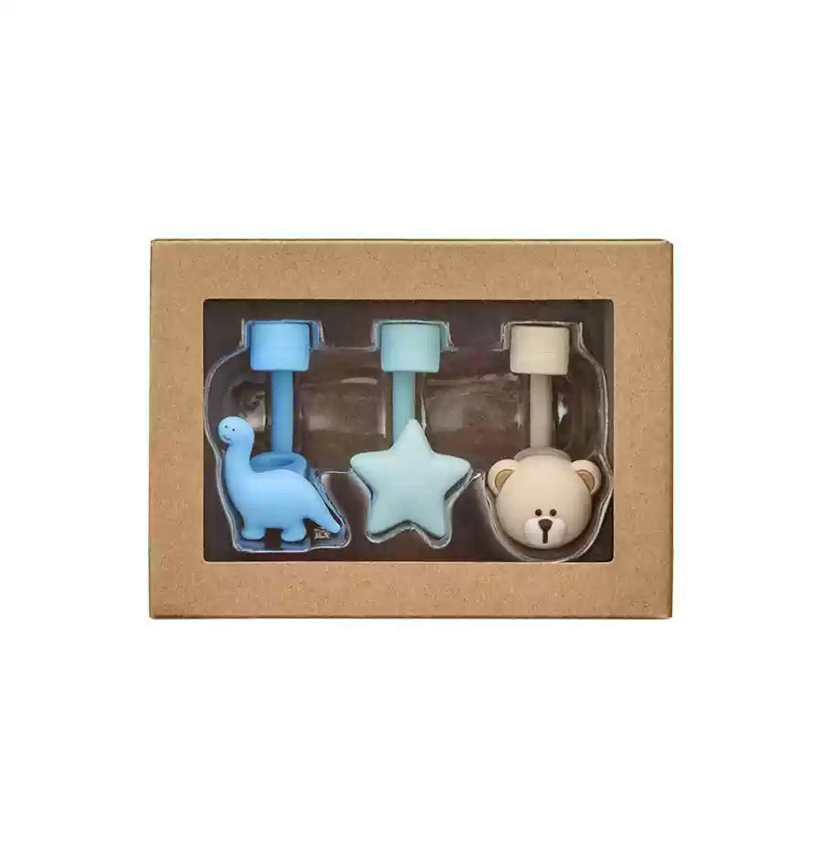 Starbucks Korea 2025 back to school series Blue straw plug set