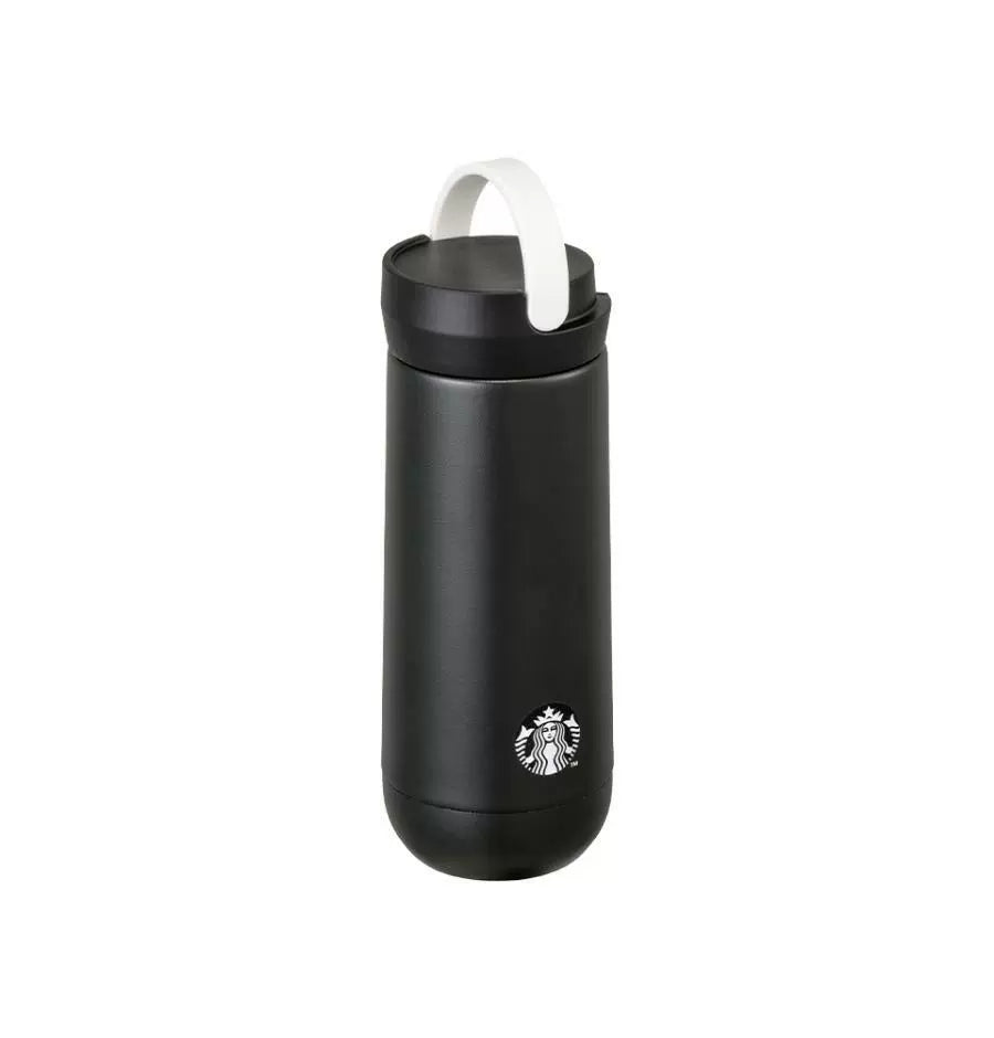 Starbucks Korea 2025 core selected series Black hand-held thermos 355