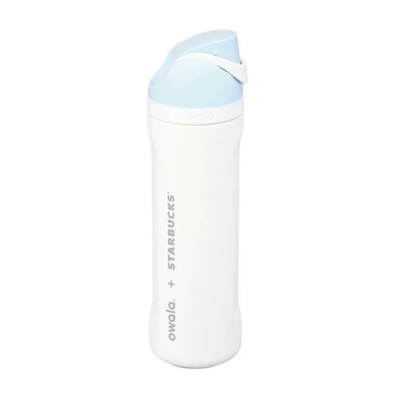 Starbucks Korea 2025 summer blue series Owala White Stainless Steel Cu