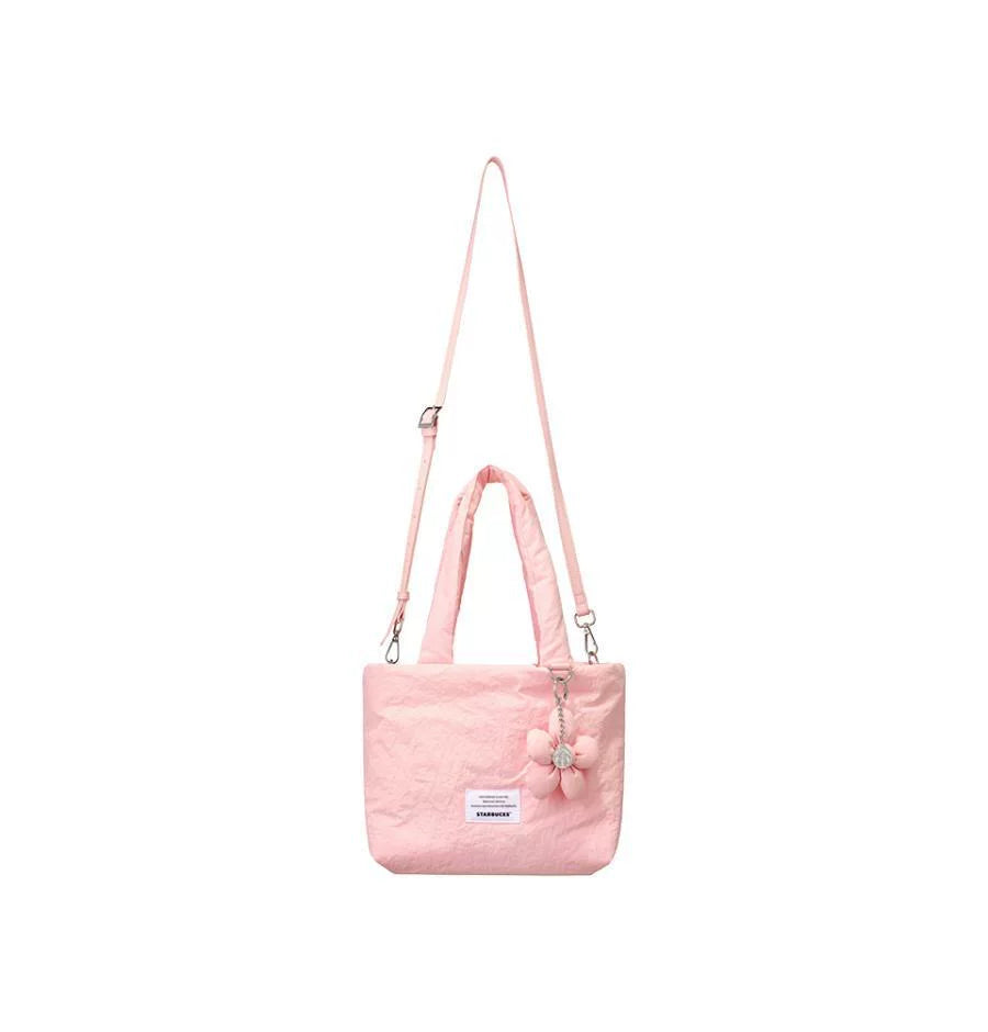 Starbucks Korea 2026 Cherry Blossom Series Pink Tote Bag