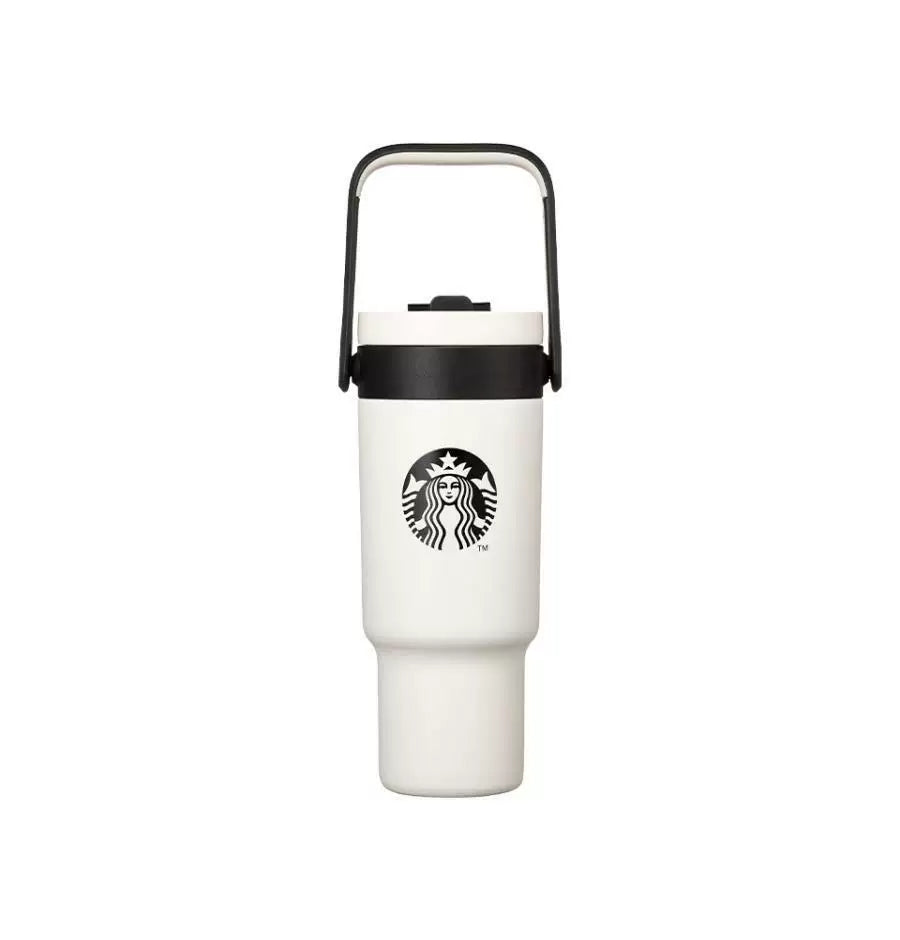 Starbucks Korea 2026 Golf Series White Portable Stainless Steel Cup