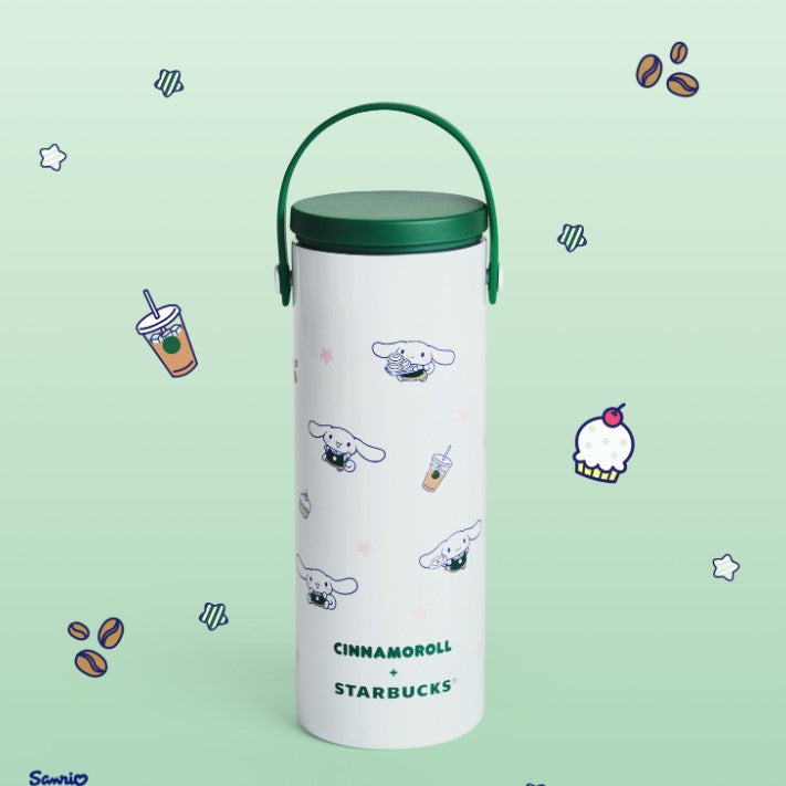 Starbucks Philippines 2026 X Cinnamoroll series White handle stainless steel cup 16oz