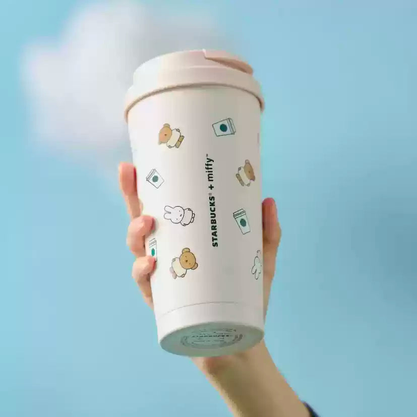 Starbucks and Miffy Asia pink Stainless steel cup 473ml Starbucks loveinstarbucks