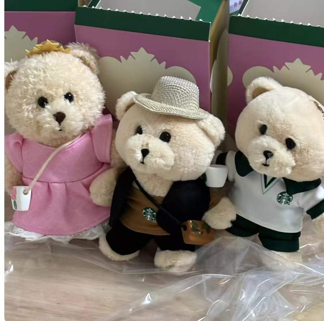 Starbucks China 2025 Bearista Keychain pendant