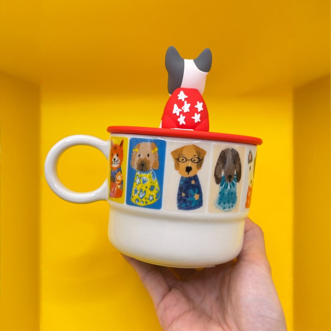 Starbucks Taiwan 2025 Summer Cute Animal Series dog mug