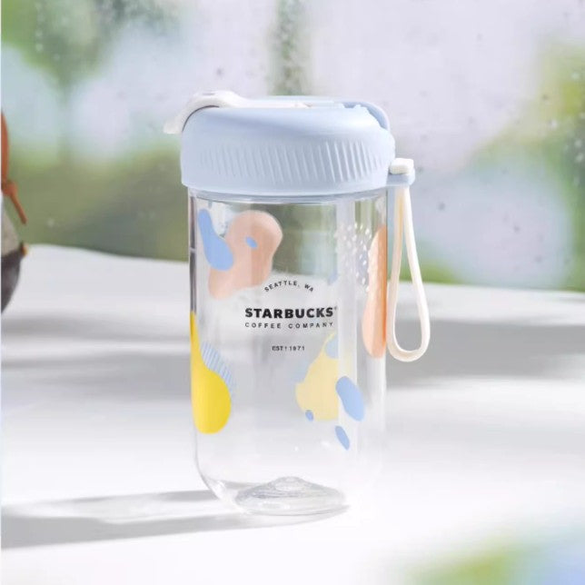 Starbucks China 2023 Natural online series Double mouth plastic cup Starbucks loveinstarbucks