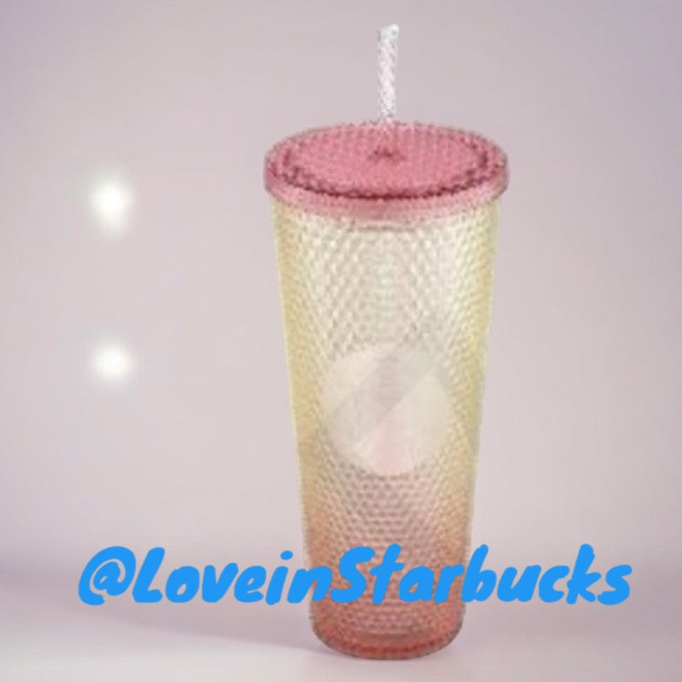 Starbucks Taiwan 2024 Alpaca series pink Beige straw cup 20oz Starbucks loveinstarbucks